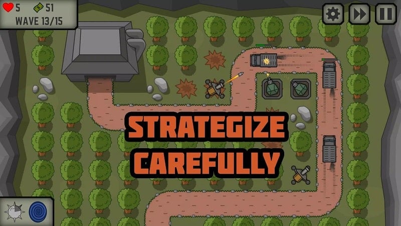 Tactical War 2.9.6 (High sell coin/God mod/No cost tower)