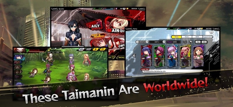 Taimanin RPG Extasy 1.25.15 (Menu/Damage/Defense Multiplier/Unlimited Skill)