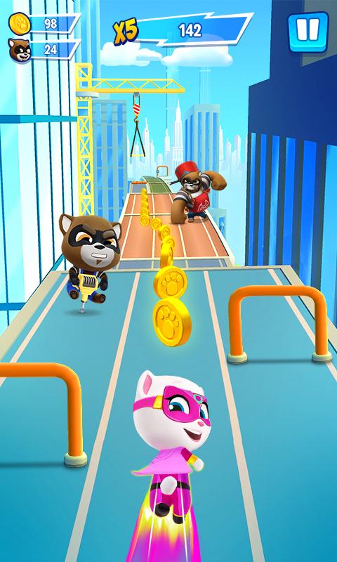 Talking Tom Hero Dash 25.1.6.8456 (Unlimited money)