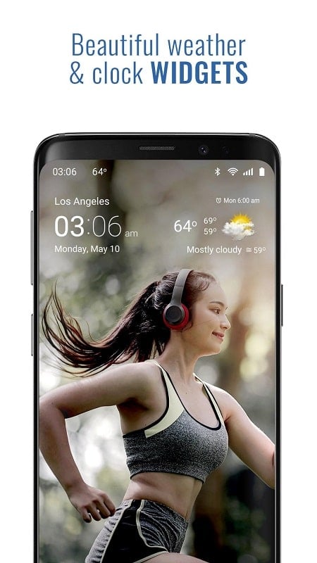 Transparent clock weather Pro 8.10.11 (N/A)