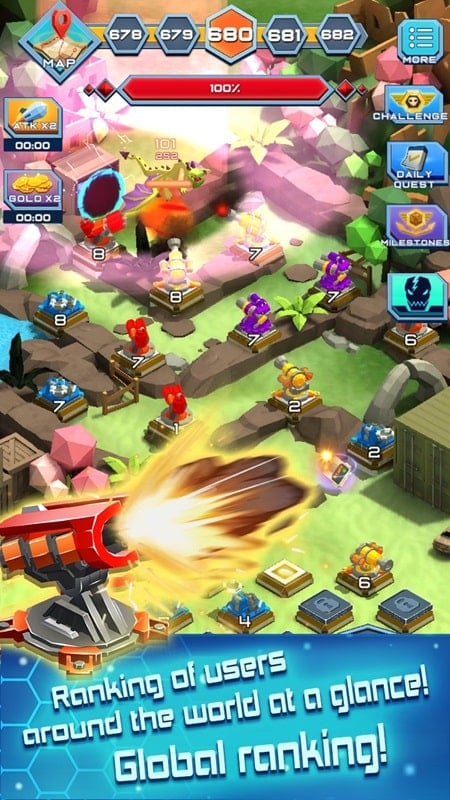 Turret Merge Defense 1.9.5 (Unlimited Money/Diamonds/Turrets)