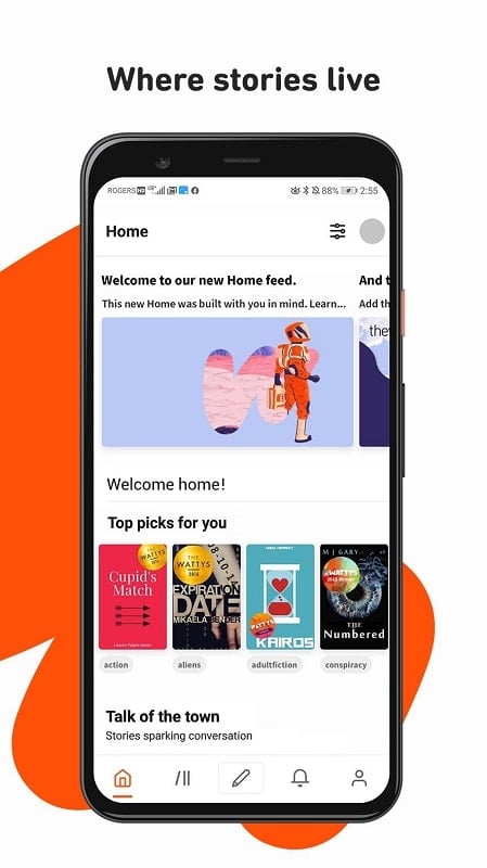 Wattpad 11.5.0 (Premium Unlocked)