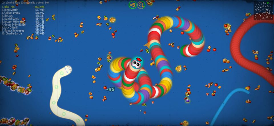 Worms Zone .io 6.9.1 (Menu, Unlimited money/Unlocked/Max level)