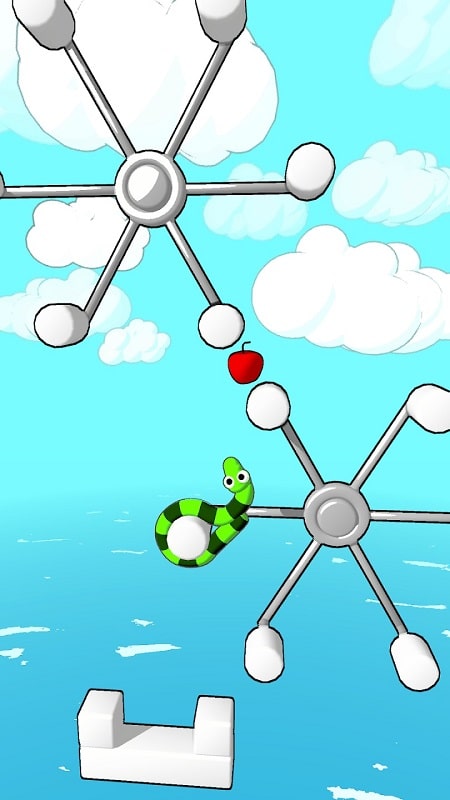 Wriggly Snake 45 (Menu/Unlimited apples)