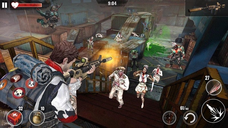 ZOMBIE HUNTER 1.96.0 (Unlimited money, God mode)