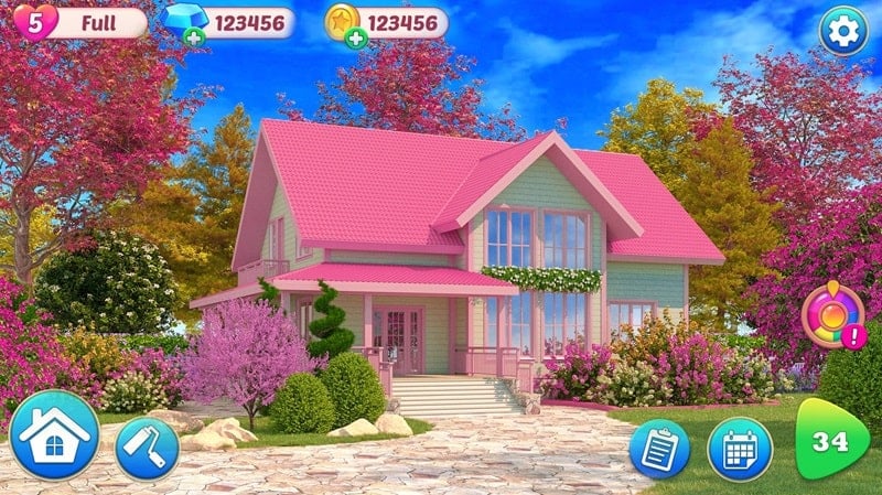 3D Garden Design 120 (Unlimited money)
