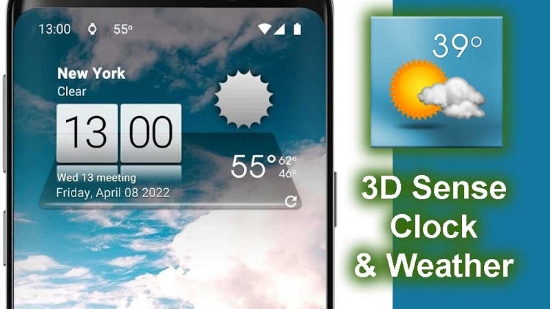 3D Sense Clock & Weather 8.01.0 (Premium Unlocked)
