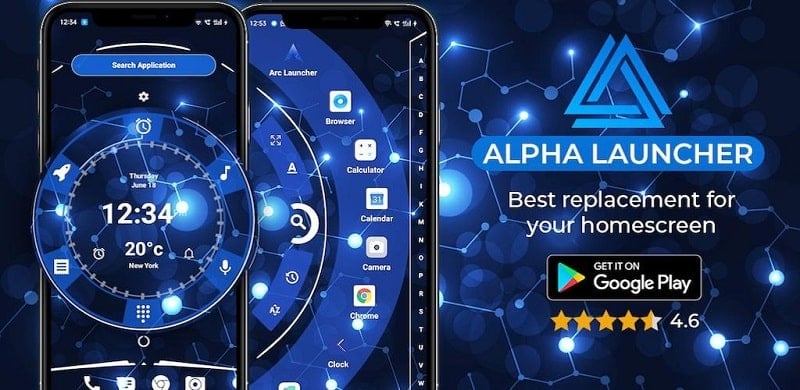 Alpha Hybrid Launcher 4D theme 14.7