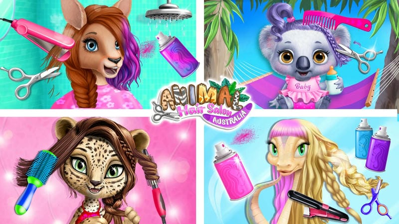 Animal Hair Salon Australia 8.0.10215 (Menu/Unlimited Currency)