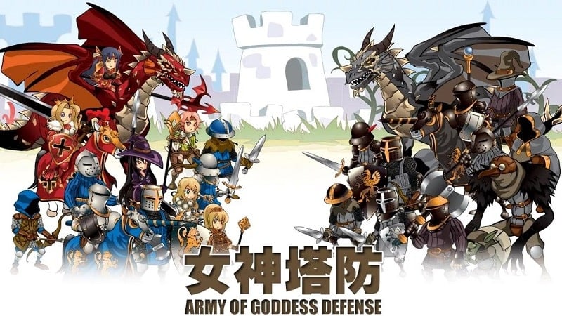 Army of Goddess Defense 2.2.0 (God mode/Unlimited crystals)