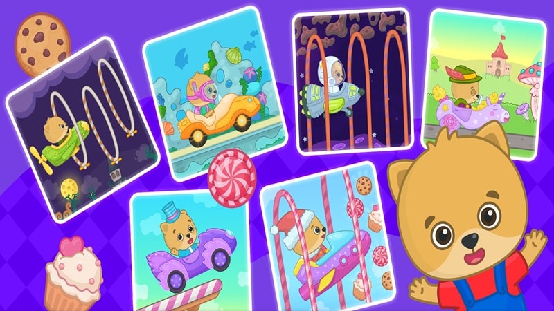 Bimi Boo Car Games for Kids 2.23 (Unlocked all)