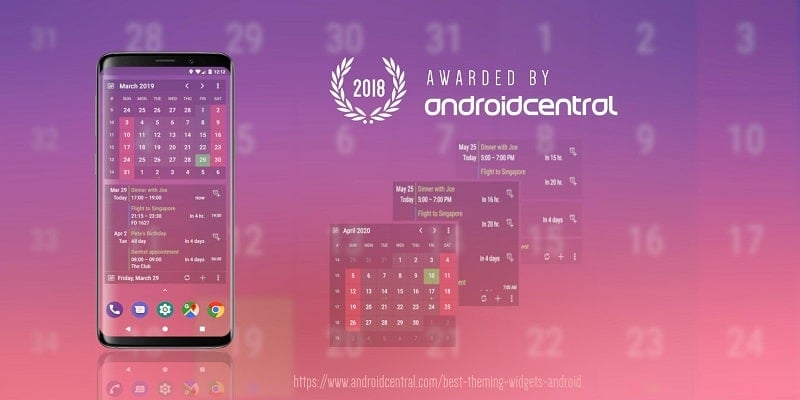 Calendar Widget: Month/Agenda 2025.04.24-210 (Unlocked Pro)