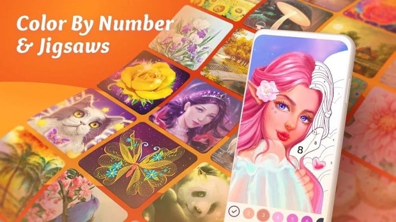 Color by Number Coloring Games 5.0.8 (Unlimited hints)