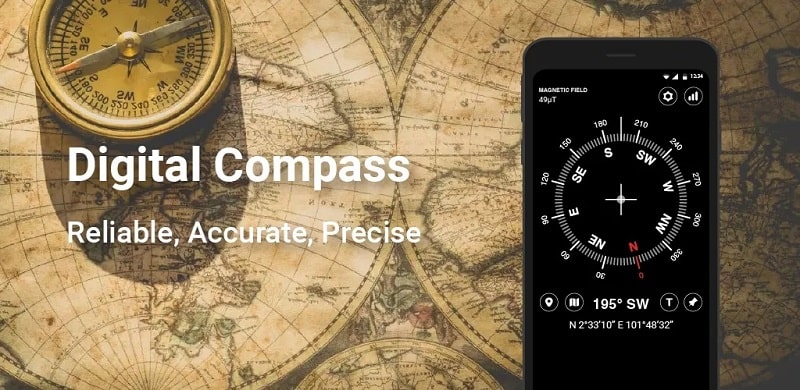 Digital Compass 10.6 (Pro Unlocked)