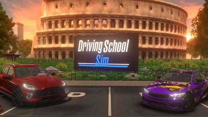 Driving School Sim 13.6 (Unlimited money, unlocked cars)