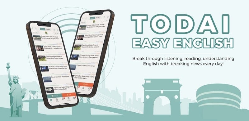 Easy English News: TODAI 2.2.4 (Unlocked Premium)