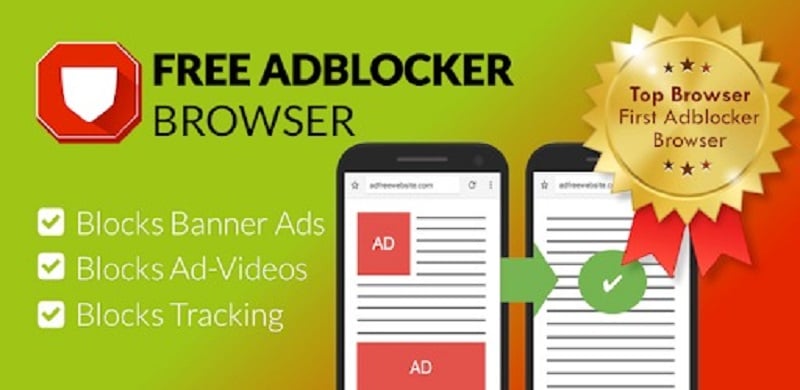 FAB Adblocker Browser: Adblock 125.1.3884 (Premium unlocked)