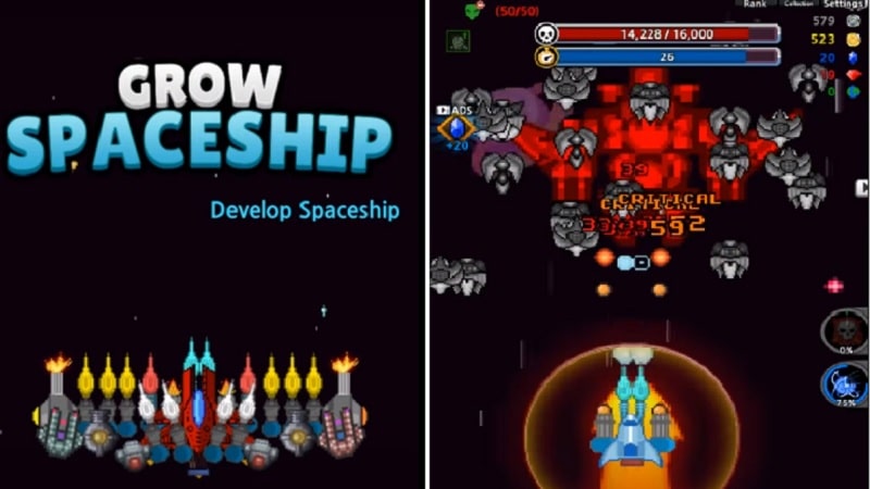 Grow Spaceship VIP 6.0.4 (Menu, Unlimited money/tickets)