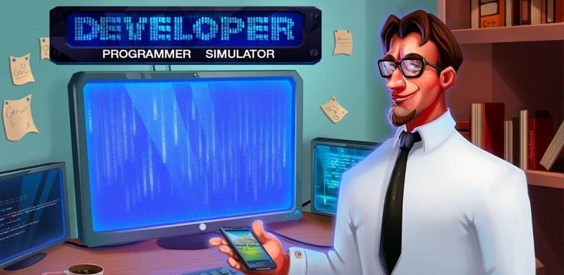 Hacker or Dev Tycoon? Tap Sim 2.5.0 (Unlimited money, unlocked)