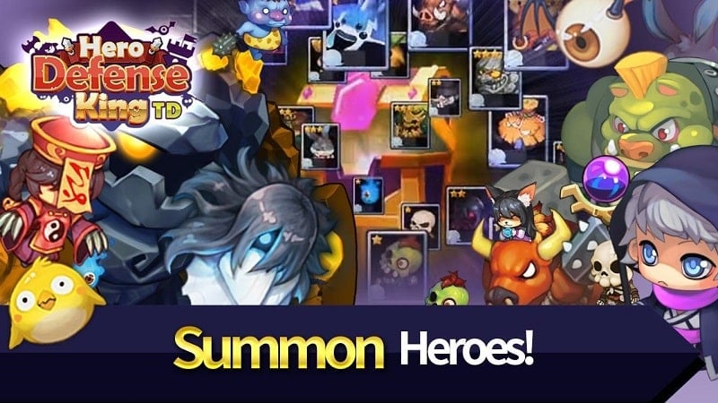 Hero Defense King 1.0.44 (Unlimited money)