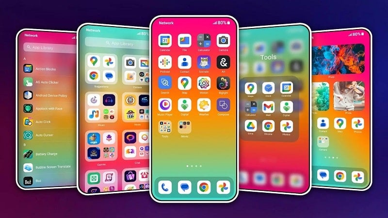 HiPhone Launcher, Phone 15 9.9.1