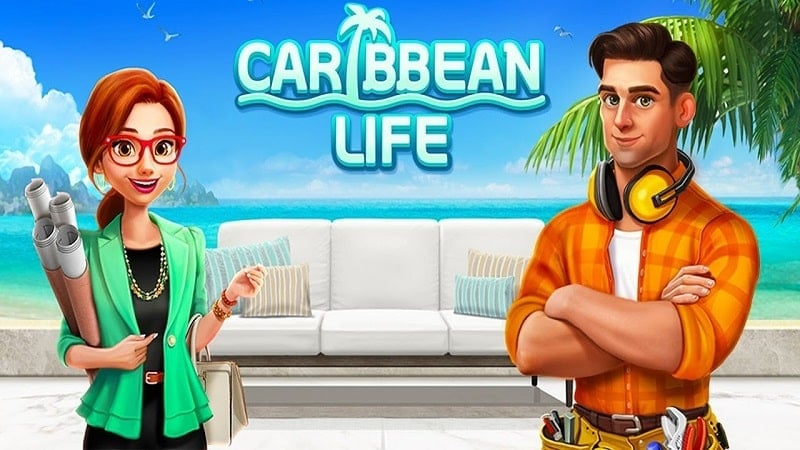 Home Design: Caribbean Life 2.3.35 (Menu, Unlimited Moves/Lives)
