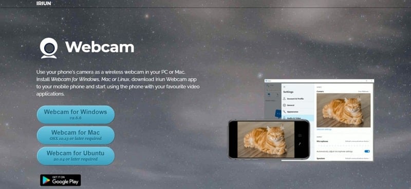 Iriun 4K Webcam for PC and Mac 2.8.12 (Unlocked Pro)
