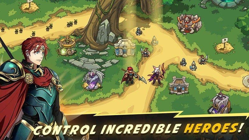 Kingdom War: TD Offline Games 2.1.92 (Menu, God mode/Damage multipliers)
