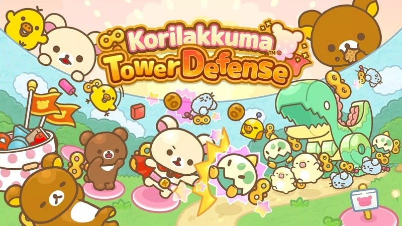 Korilakkuma Tower Defense 6.3.2 (Menu/Damage Multiplier/Free Build Tower)