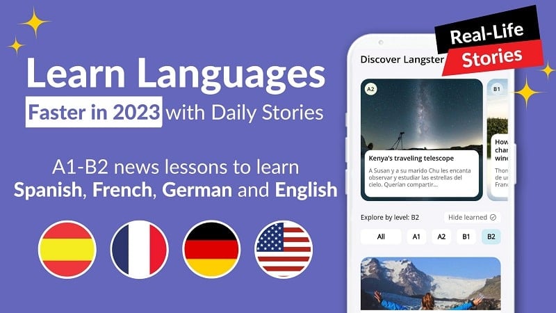 Learn Languages with Langster 3.0.0 (Premium Unlocked)