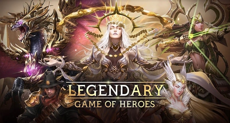 Legendary: Game of Heroes 3.18.17 (Menu, High damage/God mode/Quick win)