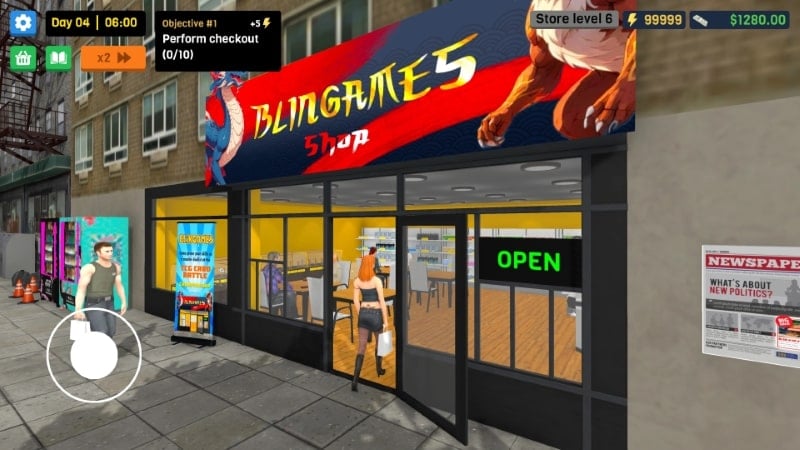 Manage TCG Card Mart Simulator 2.8 (Menu/Unlimited Money/Energy)
