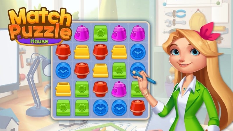 Match Puzzle House 1.0.23 (Unlimited money, stars)