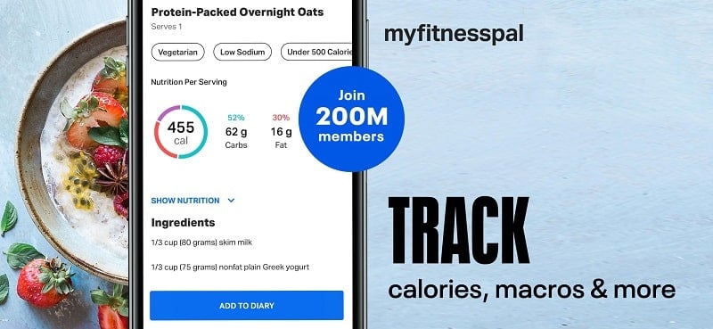 MyFitnessPal 25.17.1 (Premium unlocked)