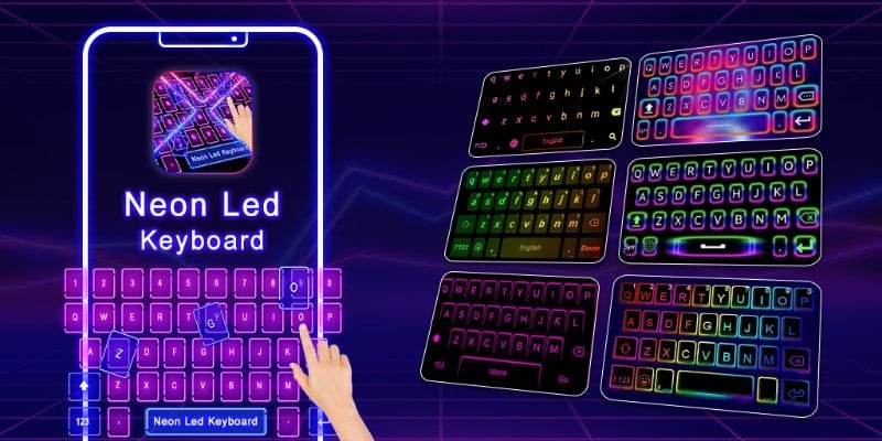 Neon LED Keyboard 3.7.7 (Premium unlocked)