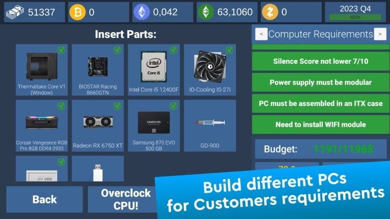 PC Creator Simulator 2.46a (Free In-App Purchase)
