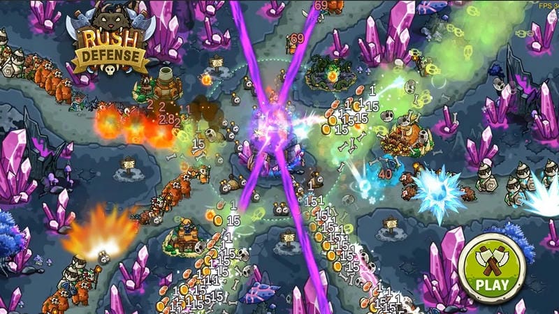 Rush defense 174 (Menu/Global Speed Multiplier)