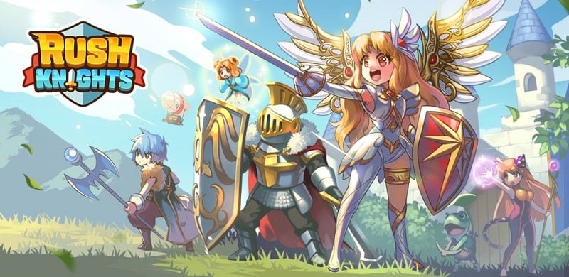 Rush! Knights : Idle RPG 1.3.79 (Menu/God mode/Damage Multiplier/Unlimited Currency)