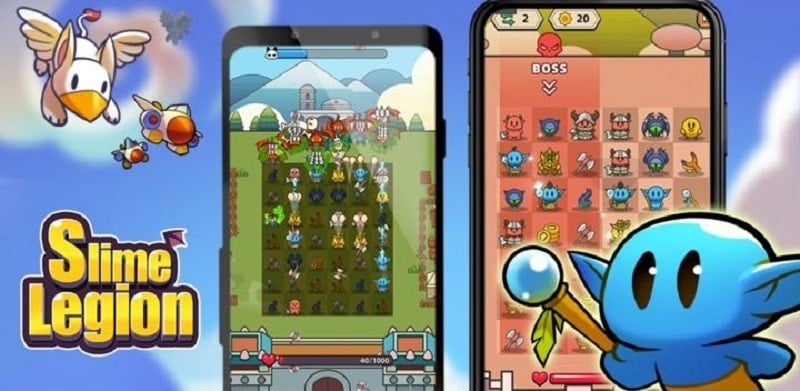 Slime Legion 3.0.0 (Menu/God mode/High Damage/Defense)