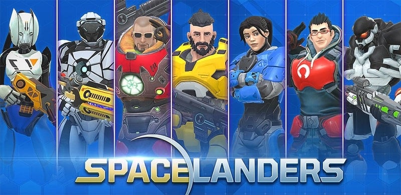 Spacelanders: Sci-Fi Shooter 2.3.17 (God mode)