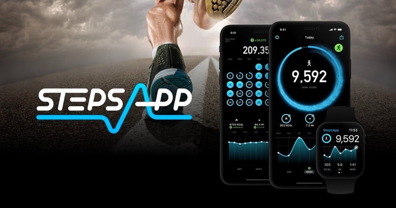 StepsApp Pedometer & Step Counter 6.0.11 (Unlocked Pro)