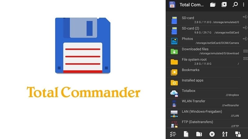 Total Commander 3.60b4d (Unlock All Language)